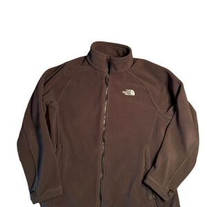 North Face Jacket Large Fleece Hiking Trail Zip Up Coat